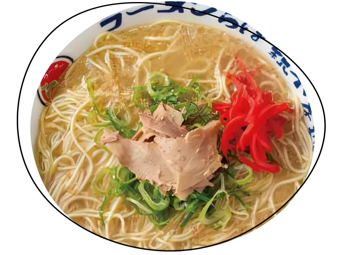 飲んだあとの体にしみる、締めの豚骨ラーメン