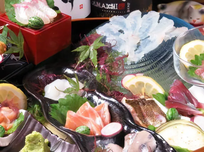 海猫屋のお刺身盛り合わせ