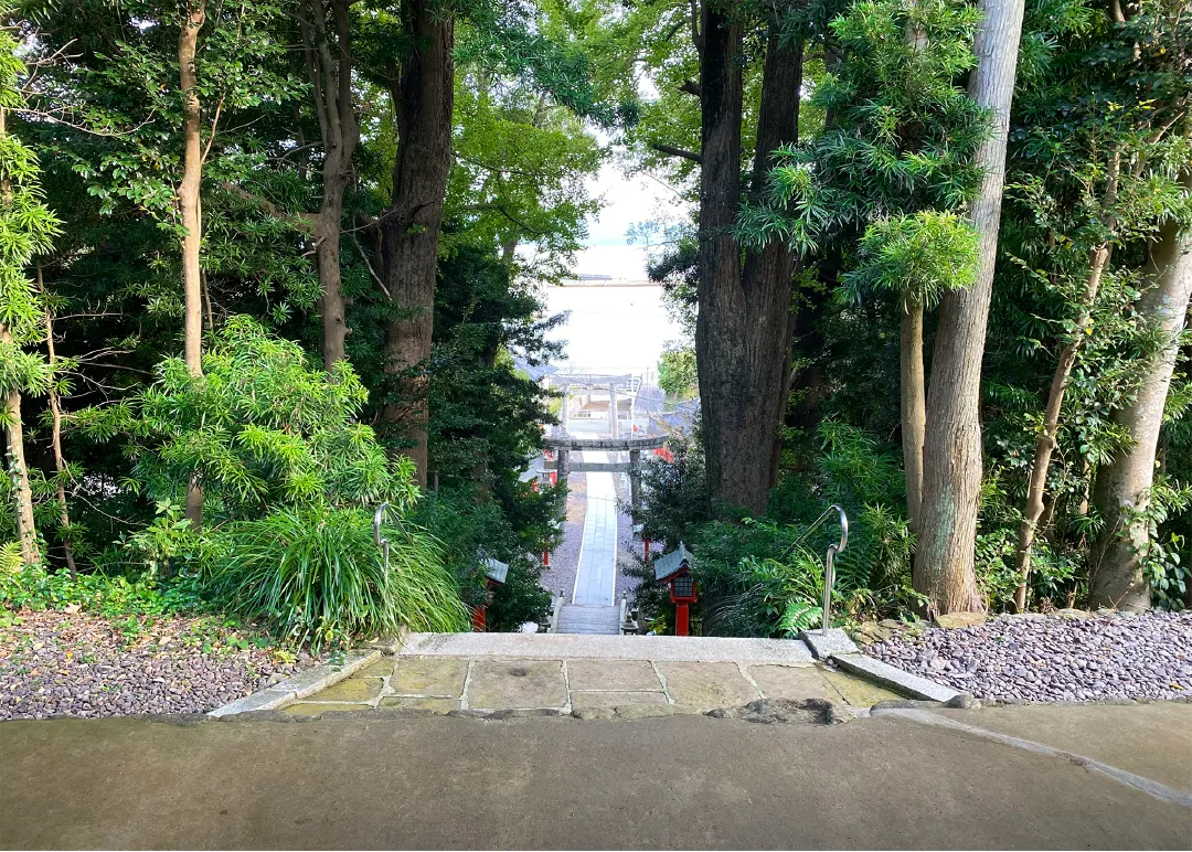 境内から見える景色