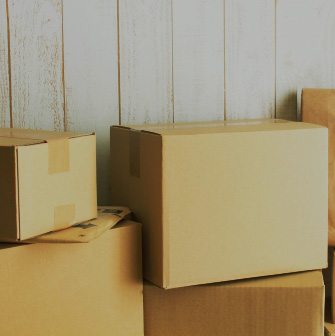 段ボールに箱詰めされたソフビの画像